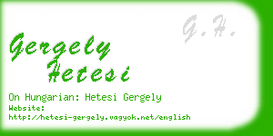 gergely hetesi business card